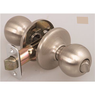 KWIKSET Polo Privacy Knob, Satin Nickel