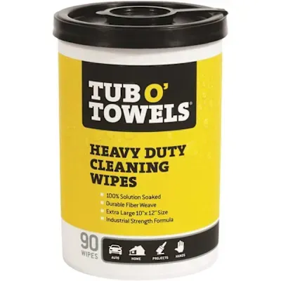 Tub O&#39; Towels Citrus Scent Heavy-Duty Cleaning Wipes (90-Count)