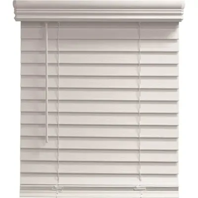 Champion TruTouch 35x60&quot; Cordless 2&quot; Faux Wood Blind White