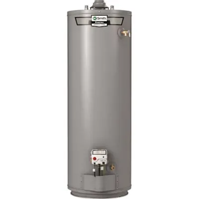 A. O. SMITH 40-Gallon Short Natural Gas Water Heater 20&quot; D X 51-1/2&quot; H