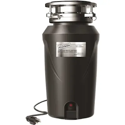 Garrison 1/3 HP Garbage Disposal with Installed Power Cord