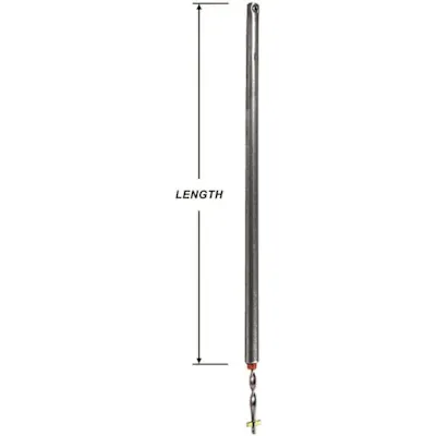 3/8 in. Dia x 30 in. L Tube x 30-5/8 in. L Rod Spiral Tube Window Balance with Red Bearing and Crosspiece (4-Pack)