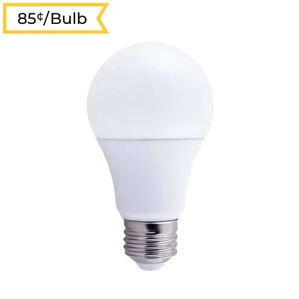 Maintenance Warehouse® 9w A19 LED A-Line Bulb (4,100k) (100-Pack)
