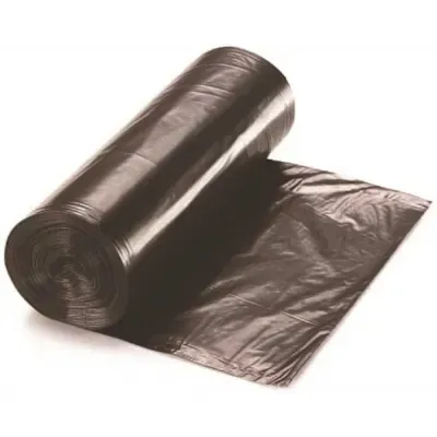 Berry Plastics 55 Gal. 1.7 mil 38 in. x 57 in. Black Low-Density Trash Bags (10 per Roll, 10-Rolls per Case)