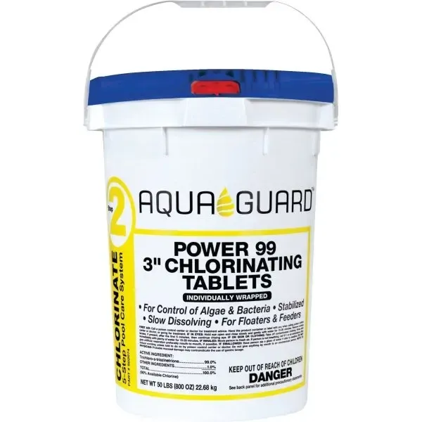 Aquaguard® Power 99 3 In. 50 Lb. Chlorine Tablets W/ Shock