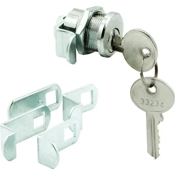 Mailbox Lock 5-Cam 5-Pin Threaded 13/16&quot; Cylinder Fits Miami Carey
