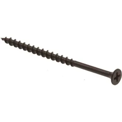 Generic Drywall Scws, Bugle Hd, Phps Dr, #83 In., Blk , Package Of 25