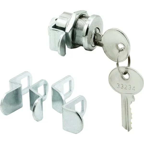 Mailbox Lock, 5-Cam, 5-Pin, Threaded, 13/16&quot; Cylinder, Fits Bommer