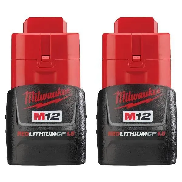Milwaukee M12 12-Volt 1.5 Ah Lithium-Ion Compact Battery Pack