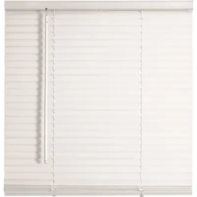 The Home Depot TruTouch 12x72&quot; Cordless 1&quot; Vinyl Mini Blind White