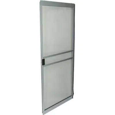 PRIVATE BRAND UNBRANDED 36 Heavy-Duty Sliding Screen Door Gray
