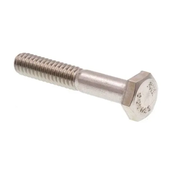 Hex Bolts, 1/4 In-20 X 1-1/2 In, Grade 304 Ss, Package Of 25