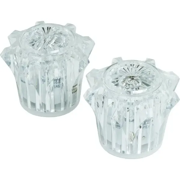 Fit All Medium Handle Clear 2pk