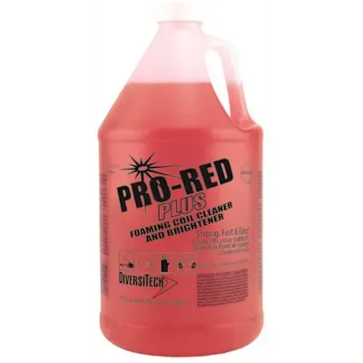 Diversitech 1 Gal. Pro-Red Plus Non-Acid Foaming Outdoor Condenser Coil Cleaner, Extra Heavy-Duty