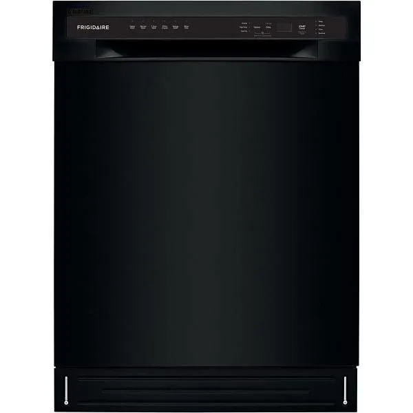 Frigidaire® ENERGY STAR® 24 In. Front Control Dishwasher With Stainless Steel Tub, Black, ADA