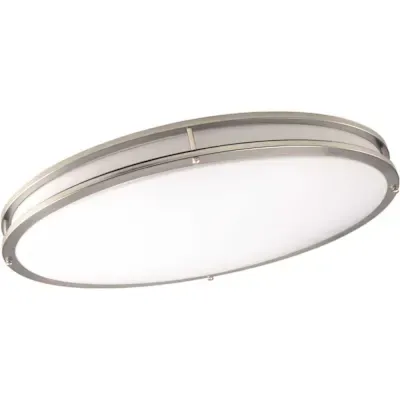 SEASONS LED 32 In. Oval Ceiling Fixture In Brushed NICKEL