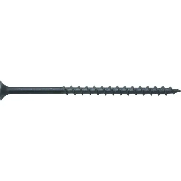 Wellsco #8 X 3&quot; Black Coarse Drywall Screw - 5 Pound Box
