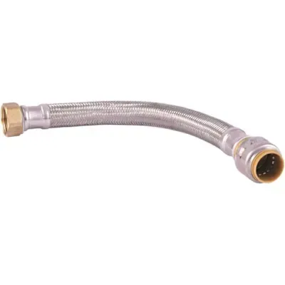 Sharkbite Max Flex Water Heater Connector 3/4&quot; X 3/4&quot; FIP X 15&quot;