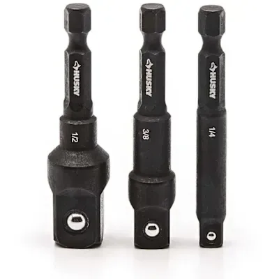 Husky 2.5 in. Impact Socket Adapter Set (3-Piece)