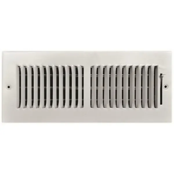 Truaire 12 In X 4 In 2-Way Steel Wall/Ceiling Register