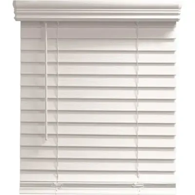 Champion TruTouch 41x60&quot; Cordless 2&quot; Faux Wood Blind White