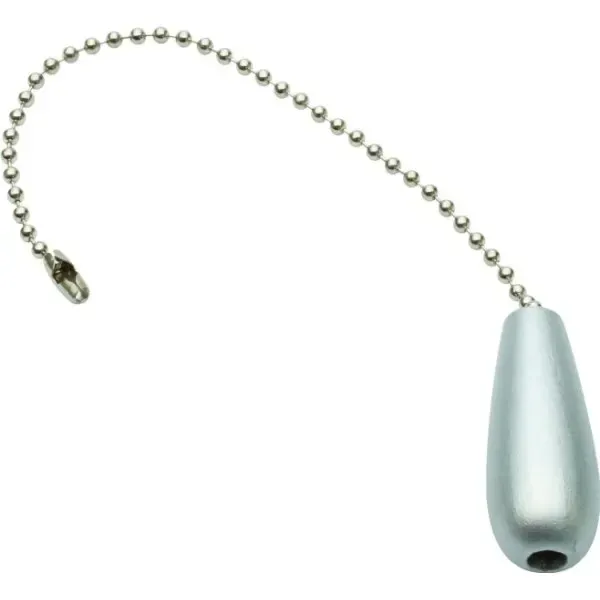 Pull Chain Nickel Plated 6-1/2&quot; Pewter Package Of 4