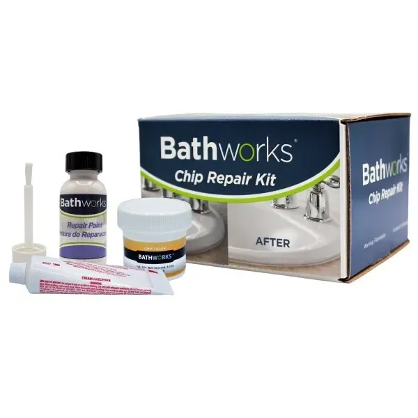 Bathworks 4 Oz Tub And Tile Chip Repair Kit In White