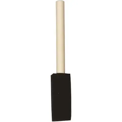1 in. Flat Disposable Foam Paint Brush