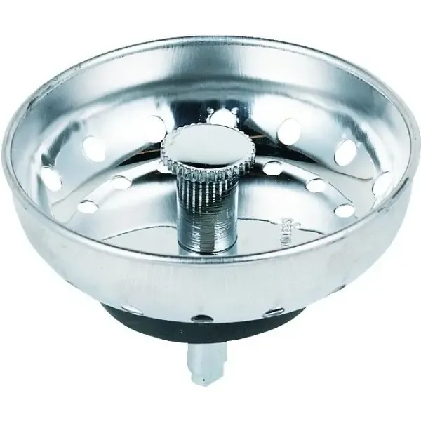 3-1/4" Stainless Steel Sink Strainer Clip And Drain Stopper, Package Of 5