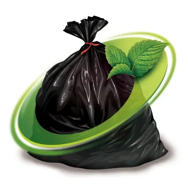 Mint-X 60 Gal. 38 X 58&quot; 1.7 Mil Black Rodent Repellent Trash Bags, Case Of 100