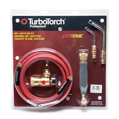 Turbo TorchÂ® Air Acetylene Torch Kit, For B Tank