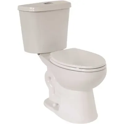 SEASONS 2-Piece All-In-One 0.9/1.28 GPF Dual Flush Elongated Toilet In White