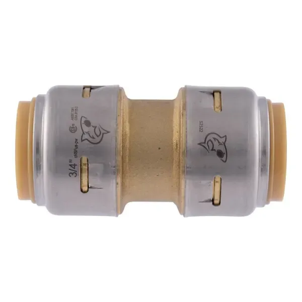 Sharkbite® Push-Fit Straight Coupling - 3/4" X 3/4"