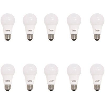 FEIT Electric 8.8w A19 LED A-Line Bulb (3000k) (10-Pack)