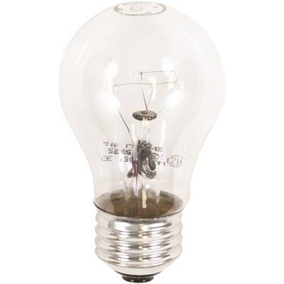 GE Refrigerator Light Bulb, Part # 40a15