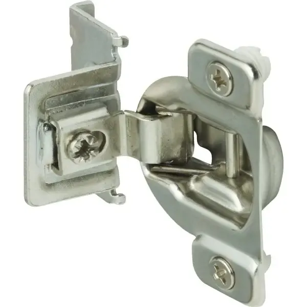 1/2" Overlay Self-Closing Concealed Cabinet Hinge For Framed Cabinets Pack Of 2