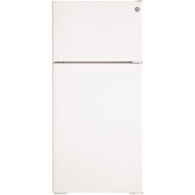 GE ENERGY STAR 16.6 cu. ft. 28in. Top Freezer Refrigerator, White, ADA