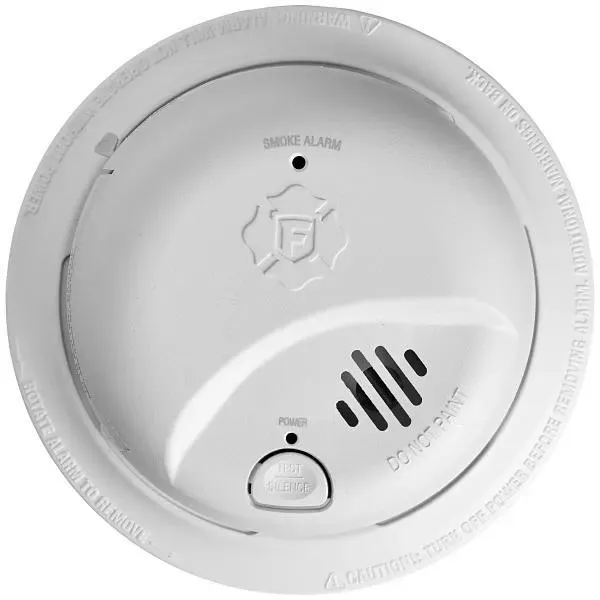 BRK Electronics Interconnectable Ionization Hardwired Smoke Alarm With 10-Year Battery Backup