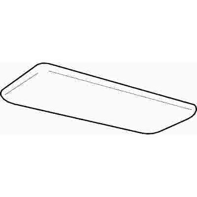 Lithonia Lighting® White Acrylic Replacement Puff Lens Use With 4 Feet 4 Light