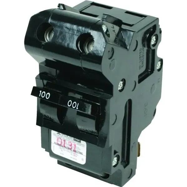 Connecticut Electric &amp; Switch 50 Amp 120/240 Volt 2-Pole Fpe Replacement Thick Circuit Breaker