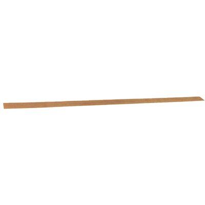 Hampton Bay 91.5 in. W x 0.125 in. D x 4.5 in. H Cabinet Toe Kick, Medium Oak