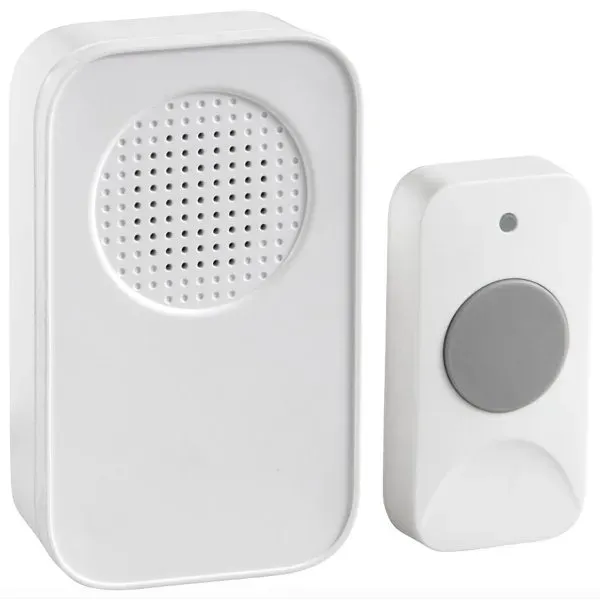 Wireless Door Chime With Push Button, 150 Feet Operating Range