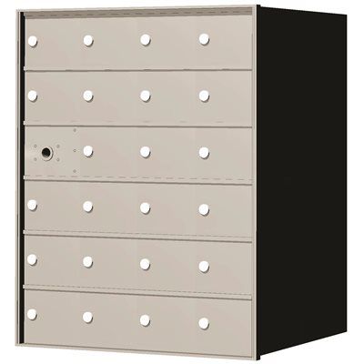 FD Florence Mfg 1400 Horizontal Mailbox -23 Compartments, Aluminum