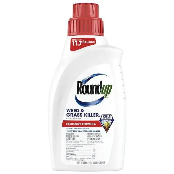 Round Up® Weed And Grass Killer, Concentrate 35.2 Fl. Oz.