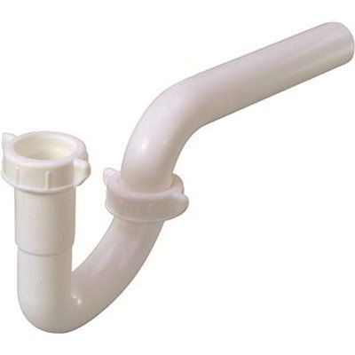 Durapro Trap 1 1/4 In. White Plastic Slip Joint P-Trap