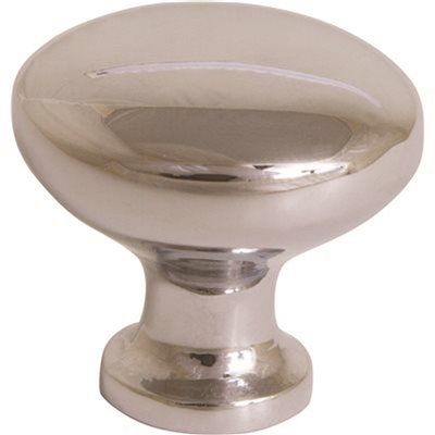 Seasons 1.25 In. Round Chrome Cabinet Knob, 5-Pack