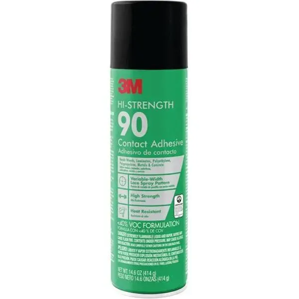 3M 14.6 Oz. Hi-Strength 90 Low VOC Spray Adhesive