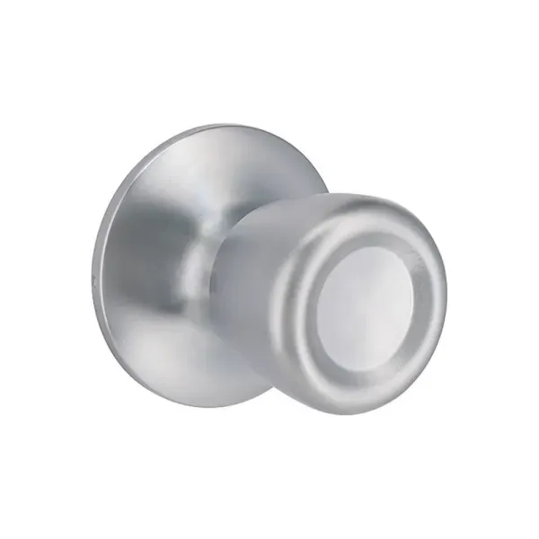 Tulip Passage Door Knob 2-3/8" and 2-3/4" Backset Grade 3 Satin Chrome