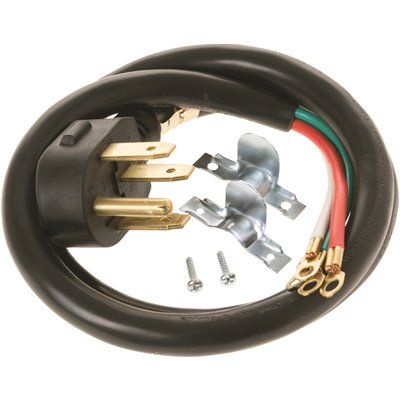 GE Replacement 4ft 4-Wire 40amp Power Cord For Range, Part#wx09x10035
