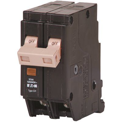 Eaton Ch 25-Space Amp 2-Pole Circuit Breaker W/ Trip Flag